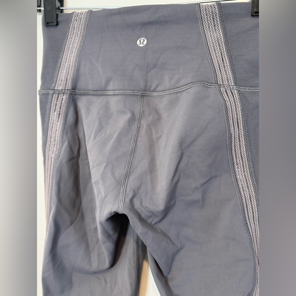 Lululemon Power Lines Leggings Titanium Dark Chrome Size 6 - Picture 7 of 9
